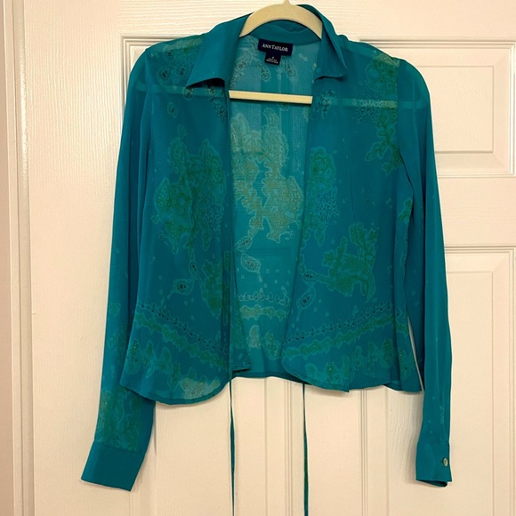 Ann Taylor Tops - Ann Taylor 100% Silk Blouse Size XS, 2